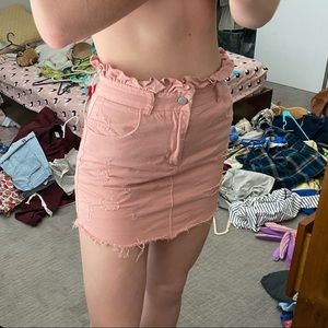 pink pacsun skirt